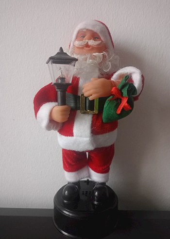 Renkli Vintage Noel Baba Biblosu - Görsel 6