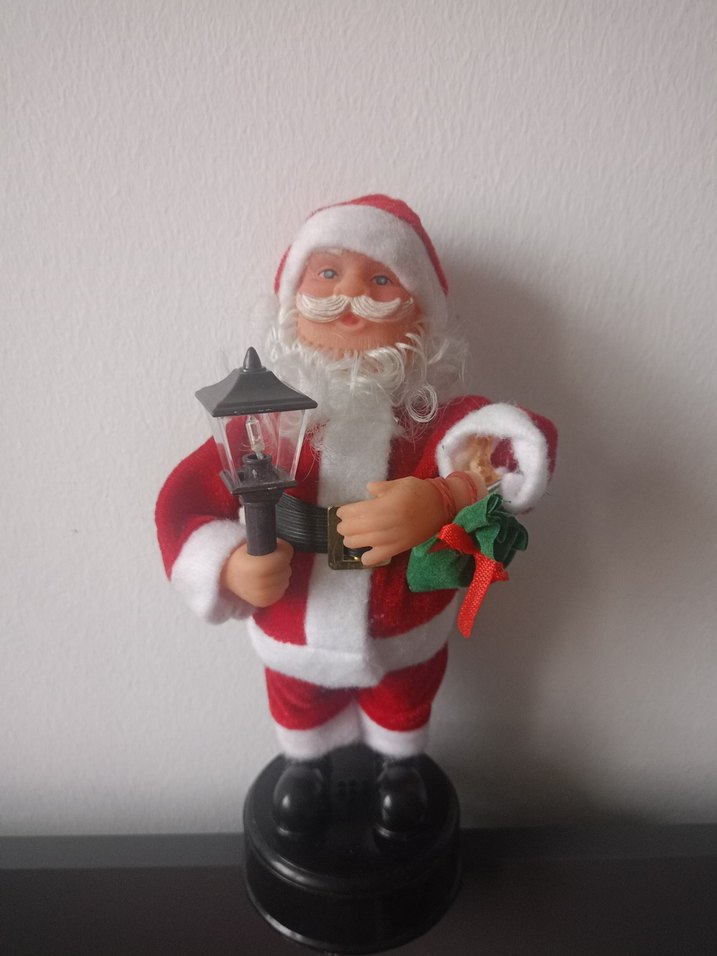 Renkli Vintage Noel Baba Biblosu - Görsel 4