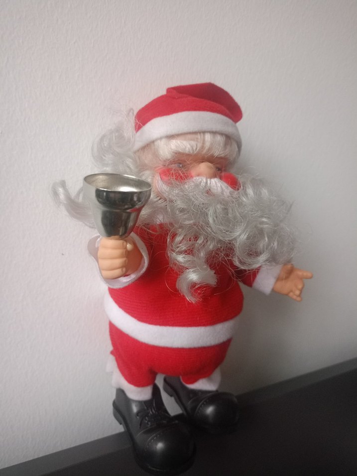 Kırmızı Vintage Noel Baba Biblo - Görsel 2