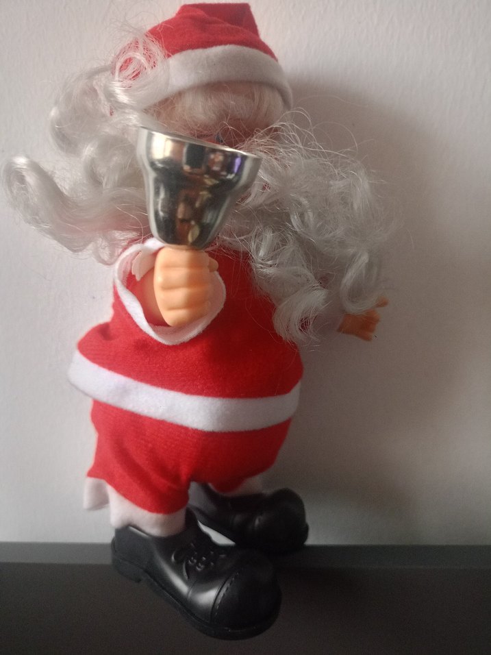 Kırmızı Vintage Noel Baba Biblo - Görsel 5