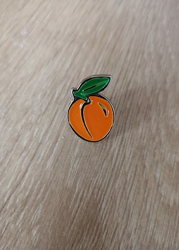 Parlak Turuncu Portakal Rozet - Görsel 3