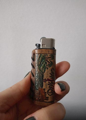 MARMARİS TEMALI DERİ ÇAKMAK - Görsel 2