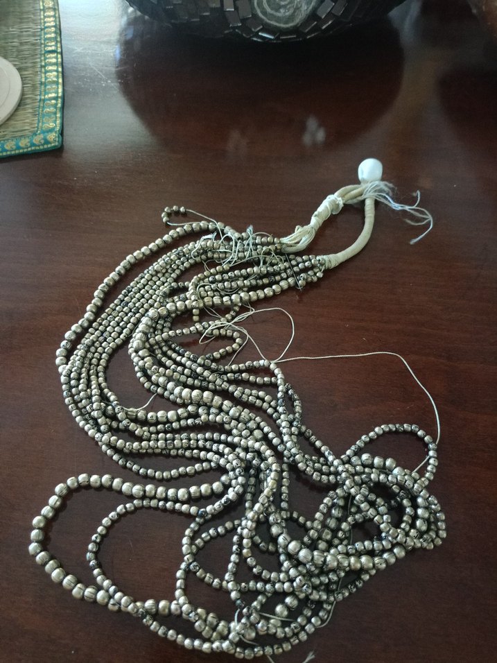 Vintage Metal Boncuklu Şık Kolye — görsel 4/7