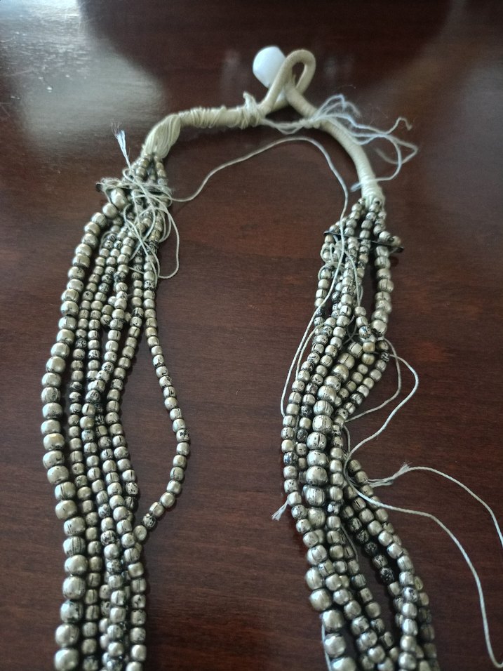 Vintage Metal Boncuklu Şık Kolye — görsel 6/7