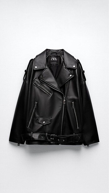 ZARA SUNİ DERİ BIKER CEKET