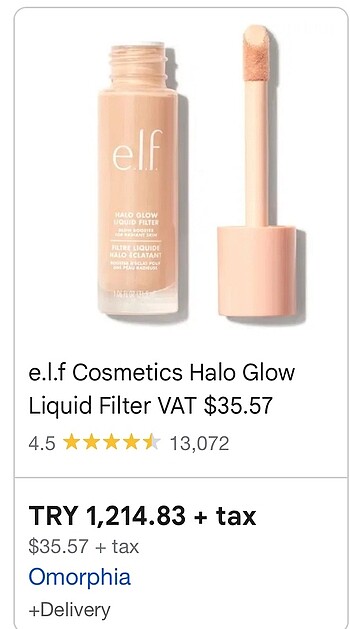 Beden Renk Elf Halo Glow Liquid Filter İlluminator
