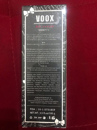  Beden Voox Orjinal Dd Krem