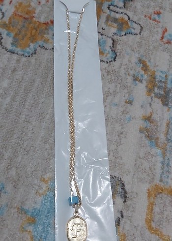 Altın Renk Uzun Zincirli Kadın Kolye - Görsel 3