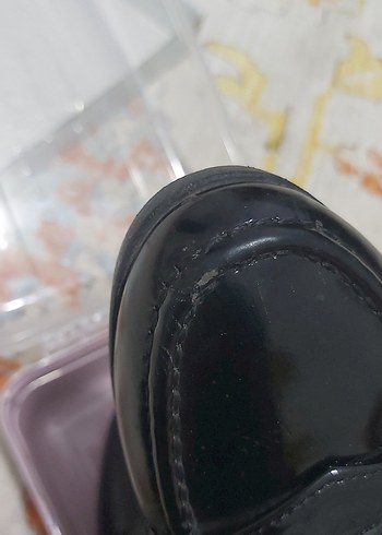 Kız Çocuk Siyah Tokalı Loafer Ayakkabı - Görsel 3