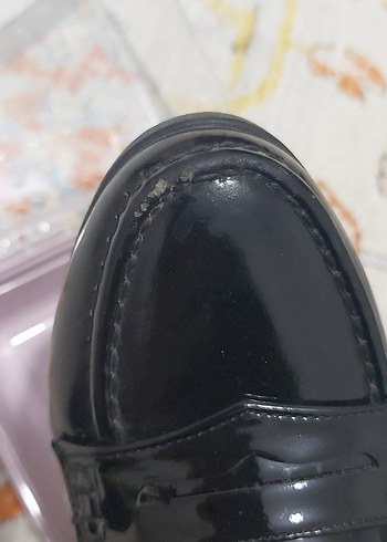 Kız Çocuk Siyah Tokalı Loafer Ayakkabı - Görsel 2