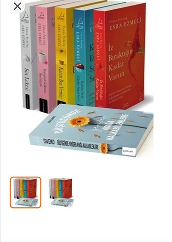 Esra Ezmeci Roman Seti - 5 Kitap defter hediyeli - Görsel 4