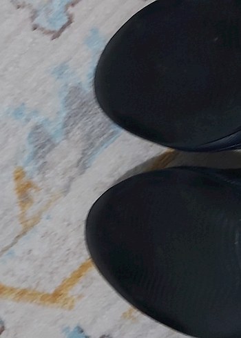 Klasik Lacivert Dantel Topuklu Kadın Ayakkabı - Görsel 5