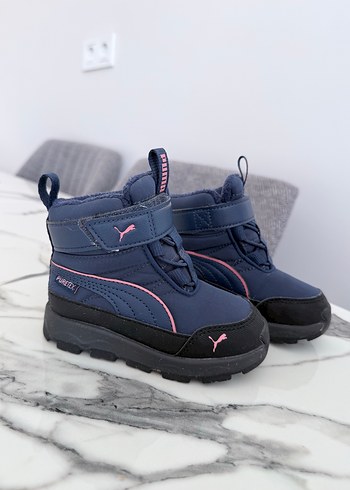 Puma Lacivert Cocuk Kar Botu