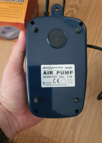 PS850 Akvaryum Hava Pompası, Sessiz ve Ayarlanabilir - Görsel 6