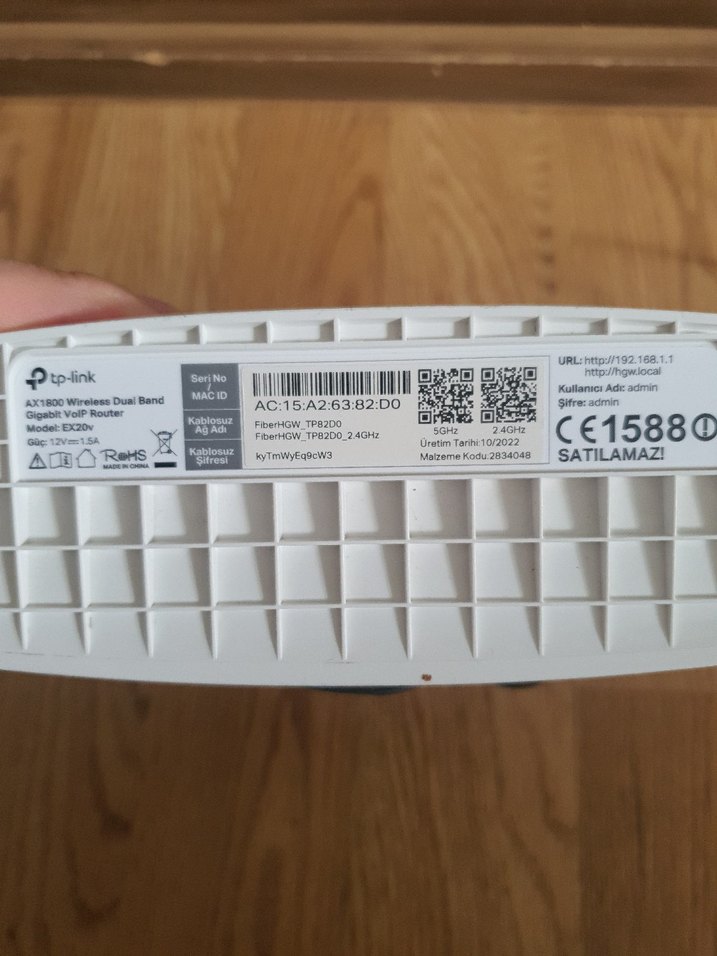 TP LİNK EX20V FİBER MODEM - Görsel 4