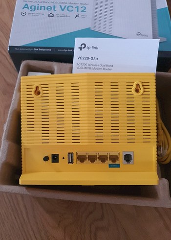 TP LİNK VC220 G3U 5GHZ VDSL MODEM - Görsel 3