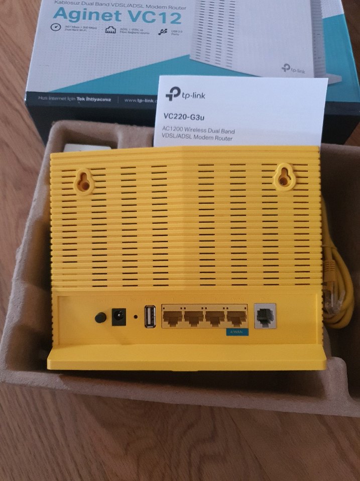 TP LİNK VC220 G3U 5GHZ VDSL MODEM - Görsel 3