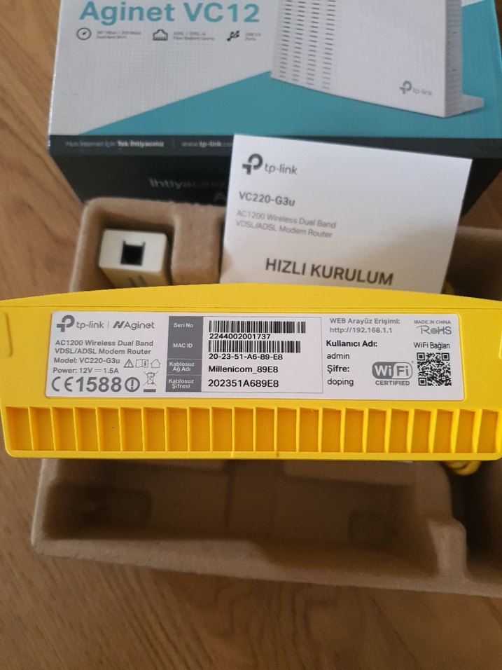 TP LİNK VC220 G3U 5GHZ VDSL MODEM - Görsel 4