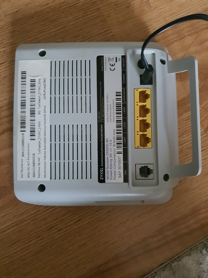 ZYXEL DX3200 WİFİ 6 VDSL MODEM - Görsel 3