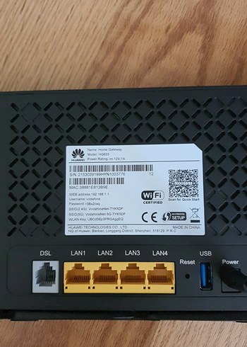 Huawei Vodafone Evde Modem Siyah - Görsel 3
