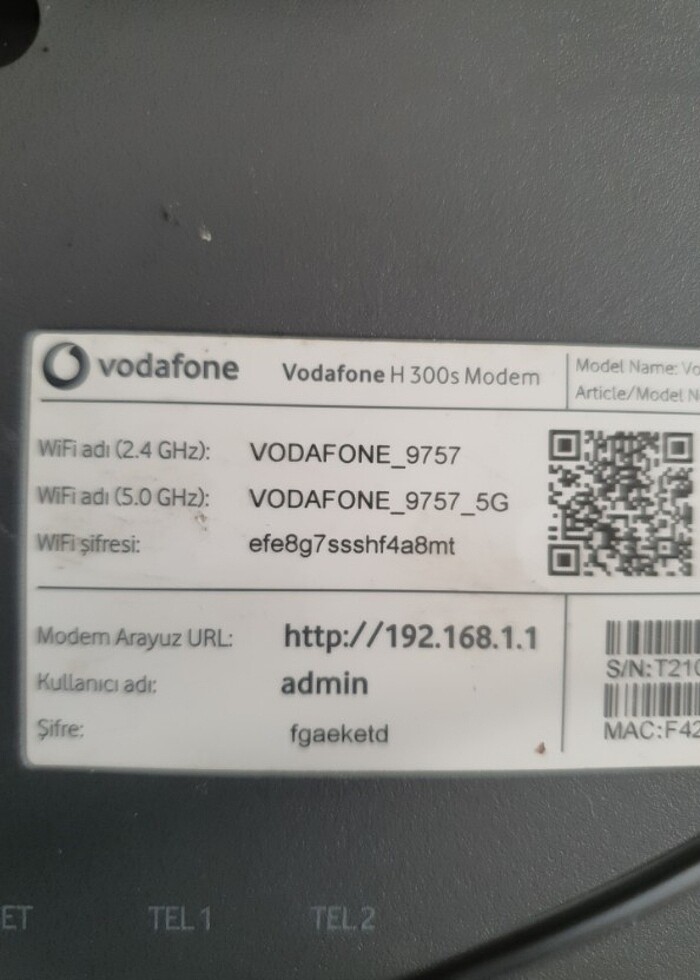 Vodafone h300 s VDSL 5 GHZ MODEM - Görsel 5