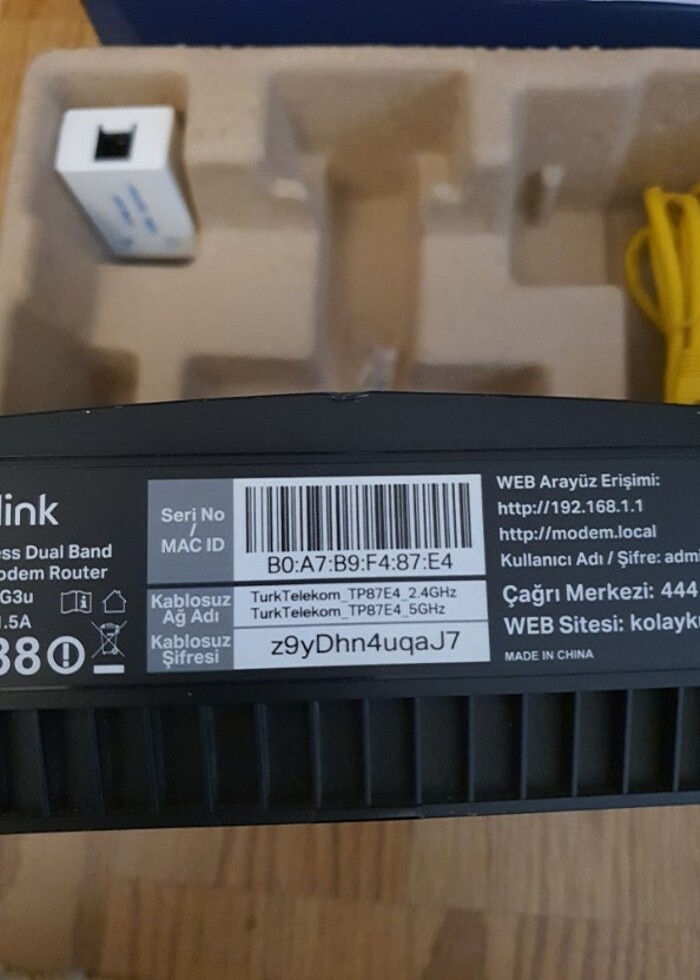 TP LİNK VC220 G3U VDSL 5 GHZ MODEM - Görsel 5