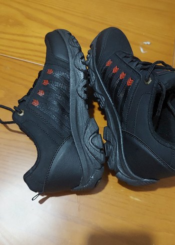 Erkek Siyah Bağcıklı Outdoor Ayakkabı - Görsel 4