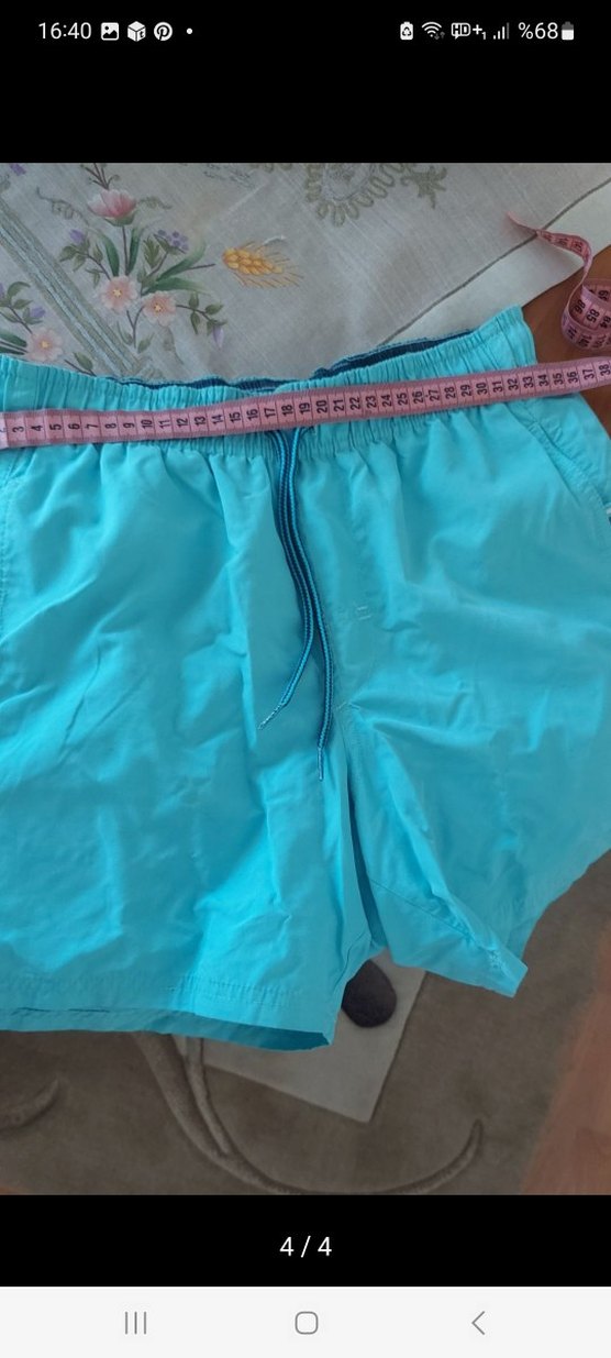 Turkuaz Erkek Deniz Şortu - Görsel 4