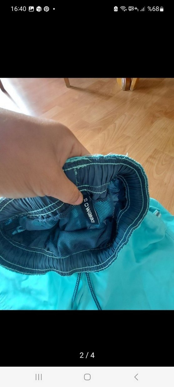 Turkuaz Erkek Deniz Şortu - Görsel 2