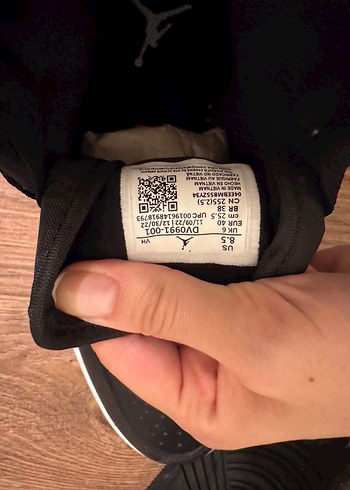 40 Beden siyah Renk Siyah Nike Air Jordan Yüksek Bilek Sneaker