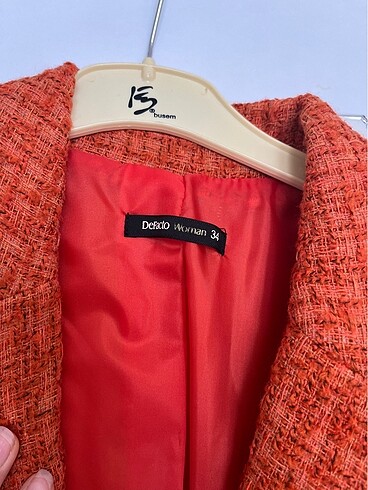 34 Beden turuncu Renk Blazer ceket