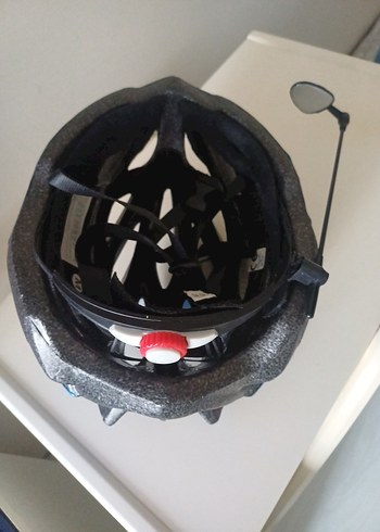 Mavi Biker Motosiklet Kaskı Velcro Bantlı - Görsel 5