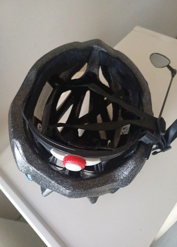 Mavi Biker Motosiklet Kaskı Velcro Bantlı - Görsel 6