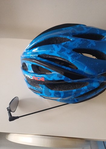 Mavi Biker Motosiklet Kaskı Velcro Bantlı - Görsel 2