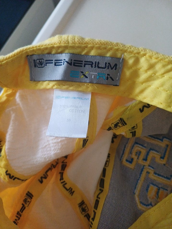 Sarı Beyaz Renkli Spor Şapka - Görsel 3