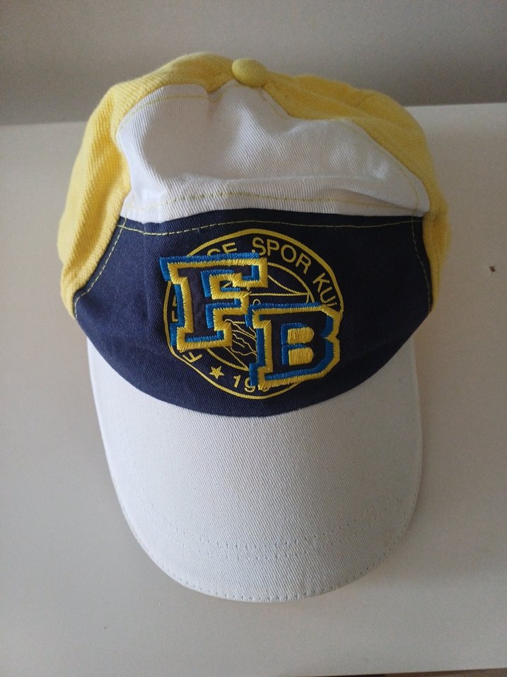 Sarı Beyaz Renkli Spor Şapka - Görsel 2