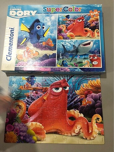 3x 48 puzzle clementoni marka