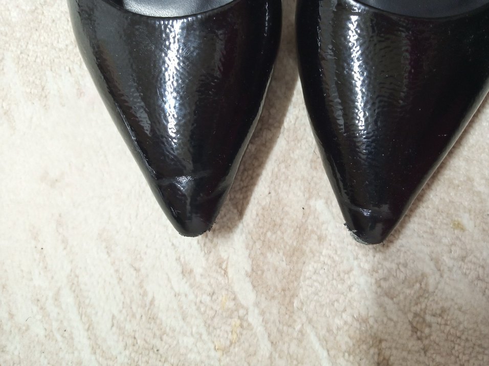 Siyah Stiletto Topuklu Kadın Ayakkabı - Görsel 3