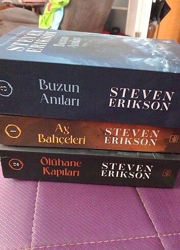 Steven erikson Malazan yitikler serisi ilk 3 kitap 