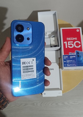 Redmi 15C 256GB Mavi Renk Android Telefon - Görsel 3