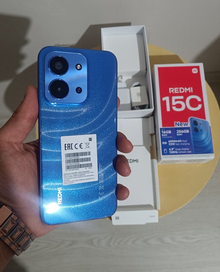 Redmi 15C 256GB Mavi Renk Android Telefon - Görsel 3