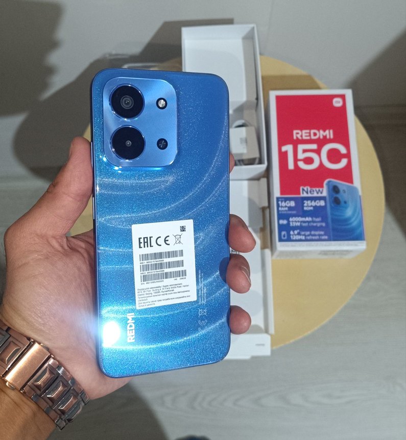 Redmi 15C 256GB Mavi Renk Android Telefon - Görsel 2