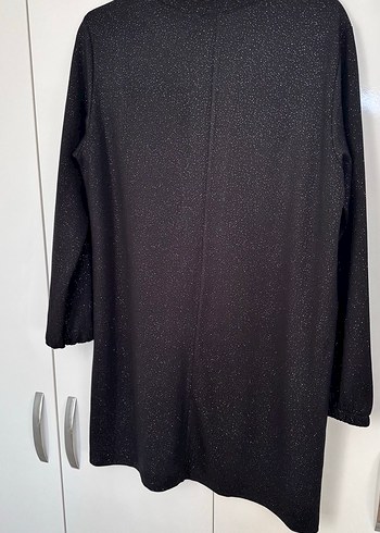 Kado Siyah Uzun Kollu Triko Tunik - Görsel 3