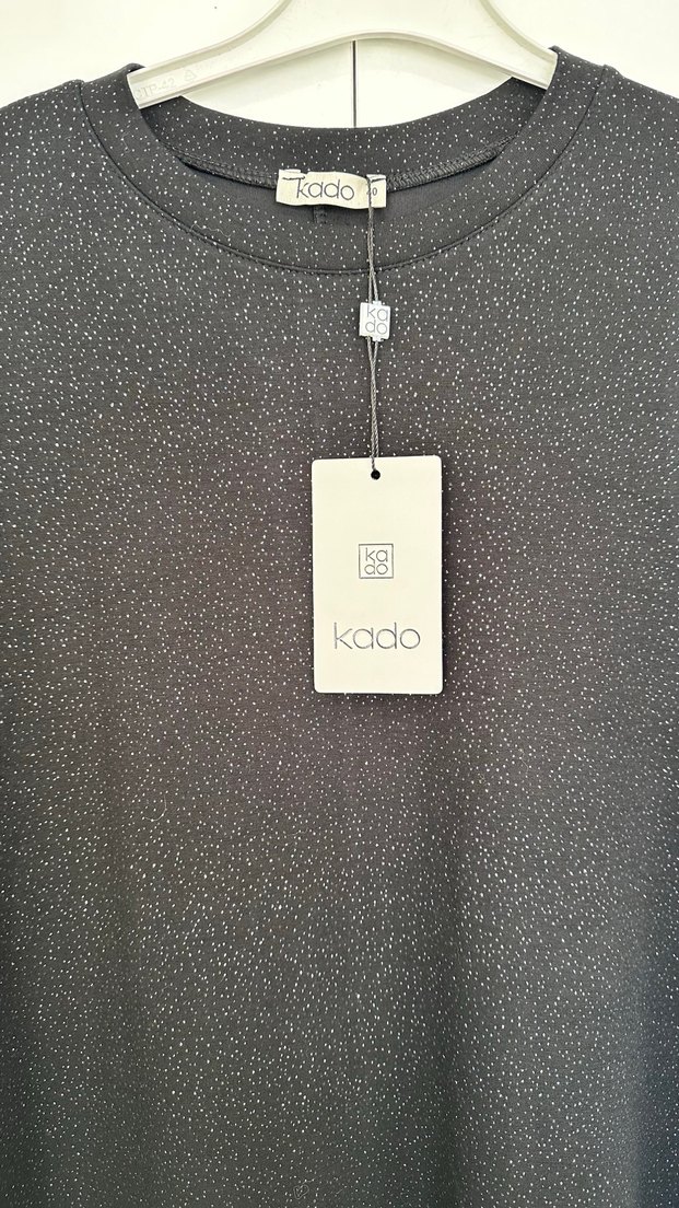 Kado Siyah Uzun Kollu Triko Tunik - Görsel 2