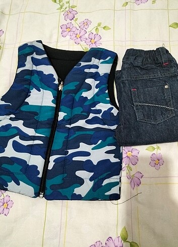 Yelek ve pantalon beraber