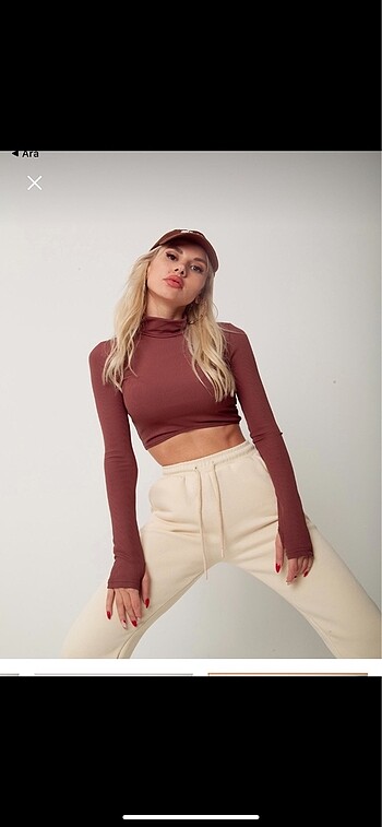 kahverengi crop