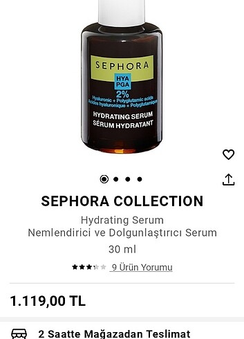 sephora hya serum ve göz kremi