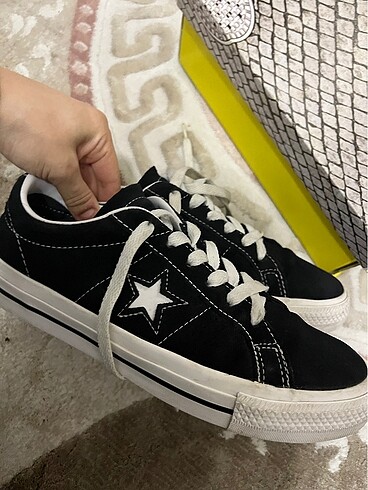 37 Beden siyah Renk Converse Cons One Star Pro