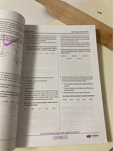  Antrenman yayınları problem kitabı