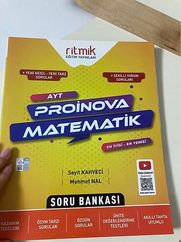Ritmik yayınları ayt matematik test kitabı